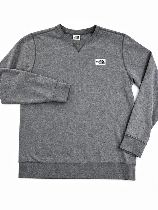 The North Face Other - The North Face Men’s Large Gray Crewneck Sweatshirt Logo Patch Fleece Pullover